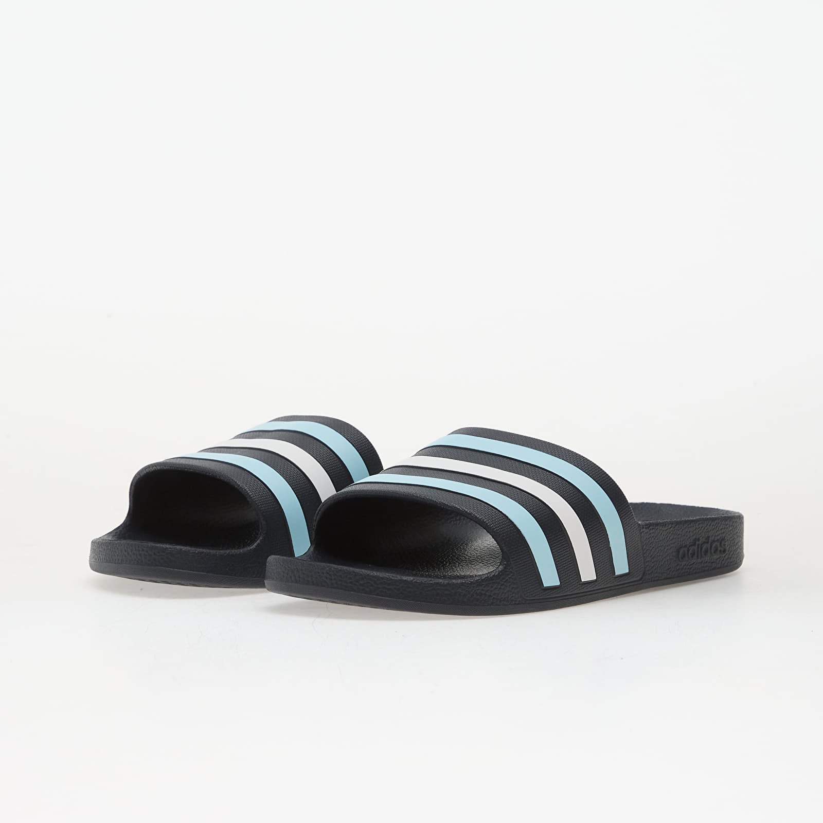 Sneakers och skor för män adidas Adilette Aqua Slides Night Navy/ Icey Blue/ Ftwr White