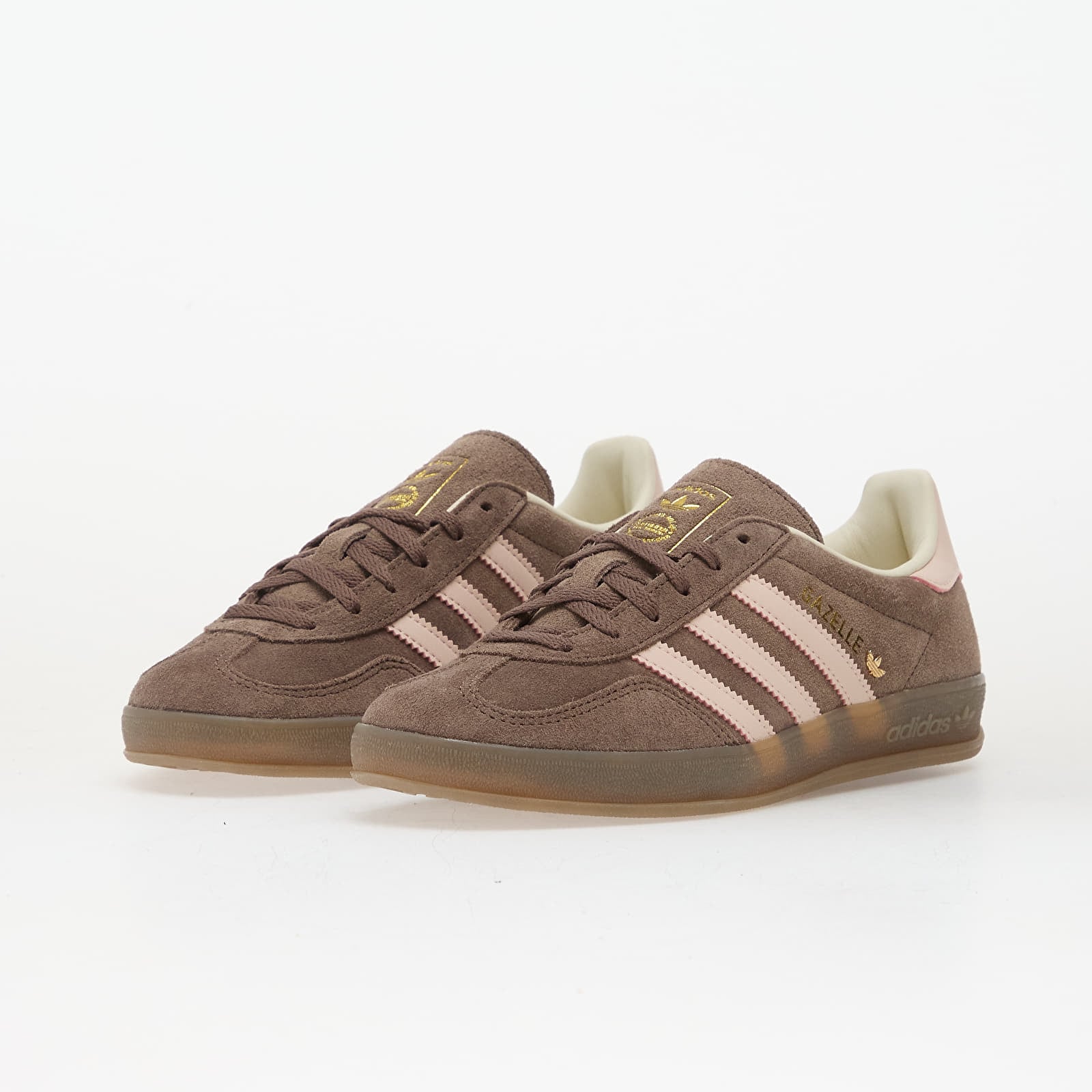 Ženske tenisice adidas Gazelle Indoor W Earth Strata/ Wonder Aqua/ Gum5