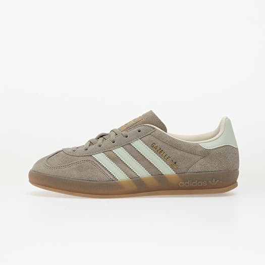 adidas Gazelle Indoor W Silver Pebble/ Linen Green/ Gum5