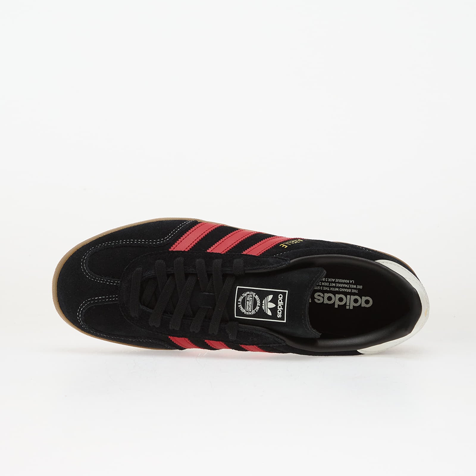 Férfi cipők adidas Gazelle Indoor Core Black/ Better Scarlet/ Gum4