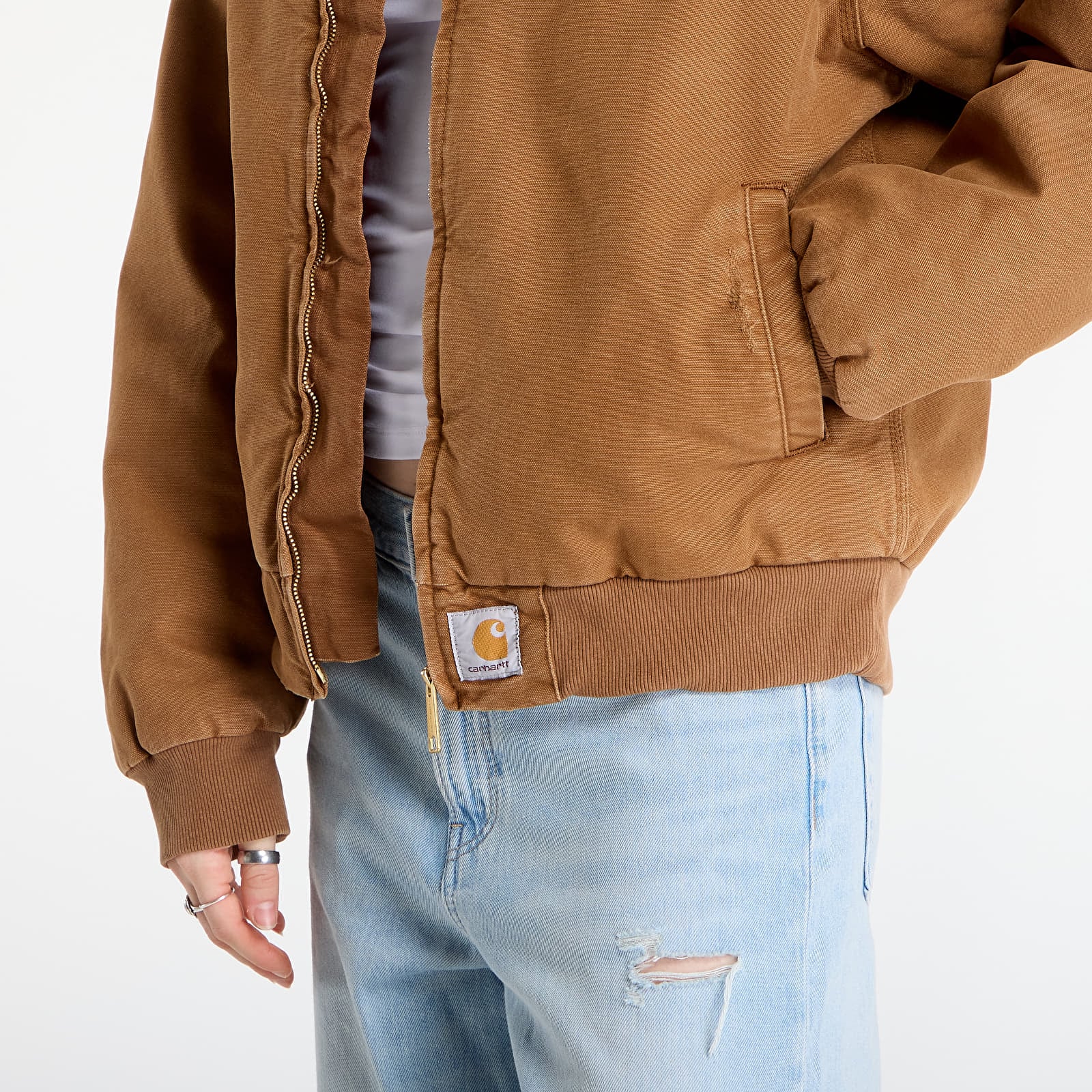 Jakker for menn Carhartt WIP OG Santa Fe Jacket UNISEX Hamilton Brown/ Tobacco