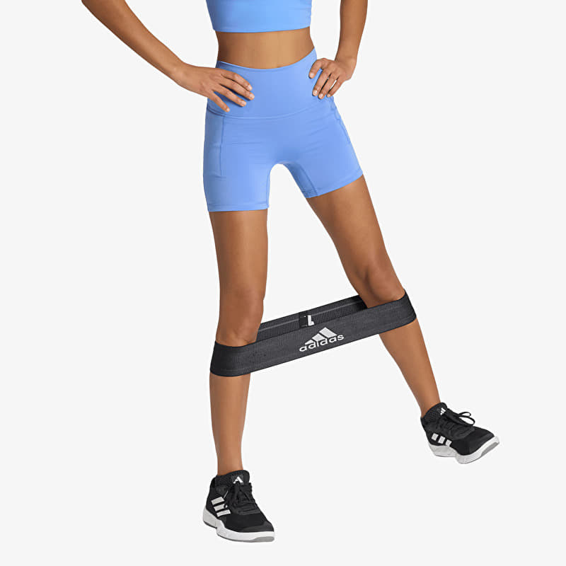 Leggings adidas 3 Stripes Studio All Me Booty Short Leggings Blue Fusion
