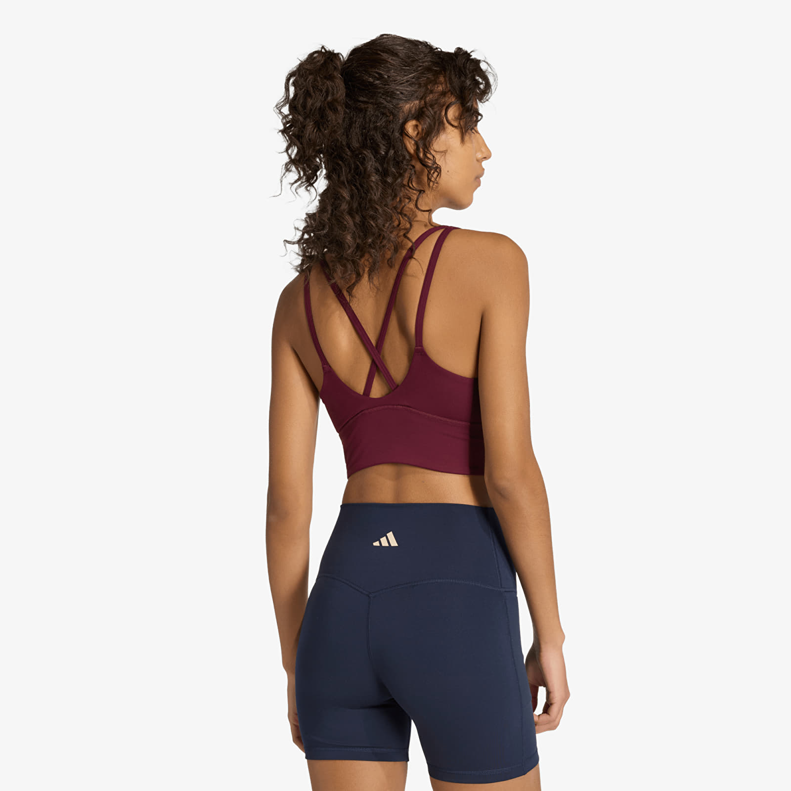 Damen-BHs adidas W 3Ss Ess Ms Maroon