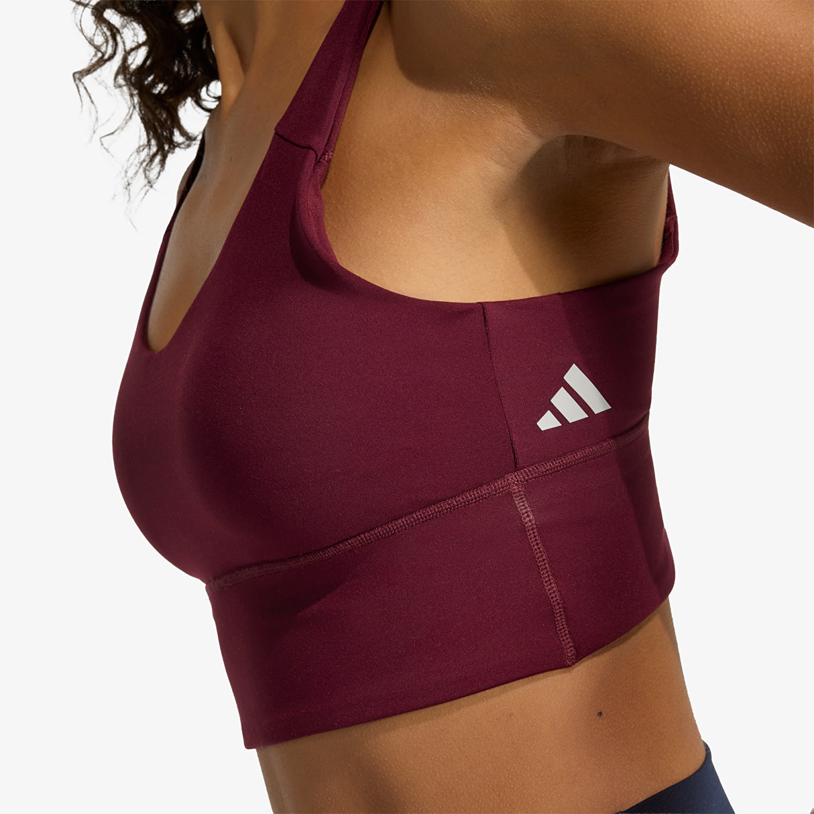 Damen-BHs adidas W 3Ss Ess Ms Maroon