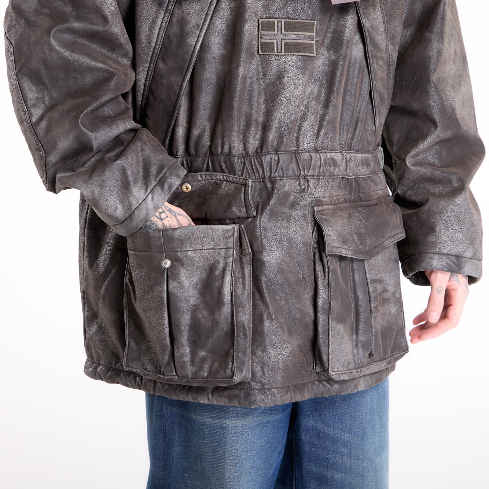 Men's jackets Napapijri x PDF Skidoo Anorak Jacket Gray