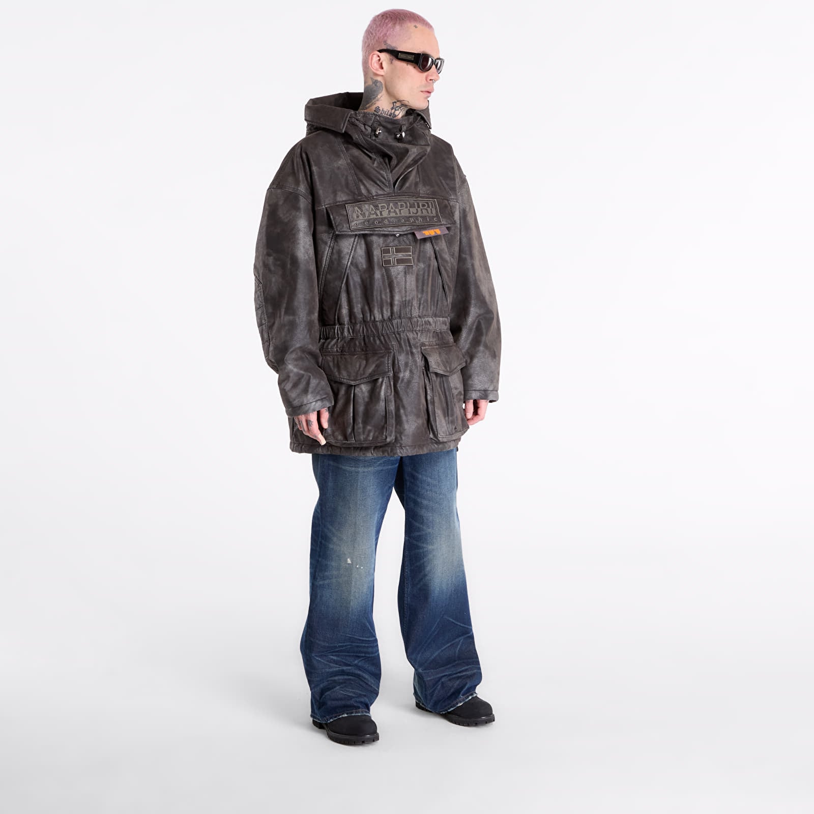 Men's jackets Napapijri x PDF Skidoo Anorak Jacket Gray