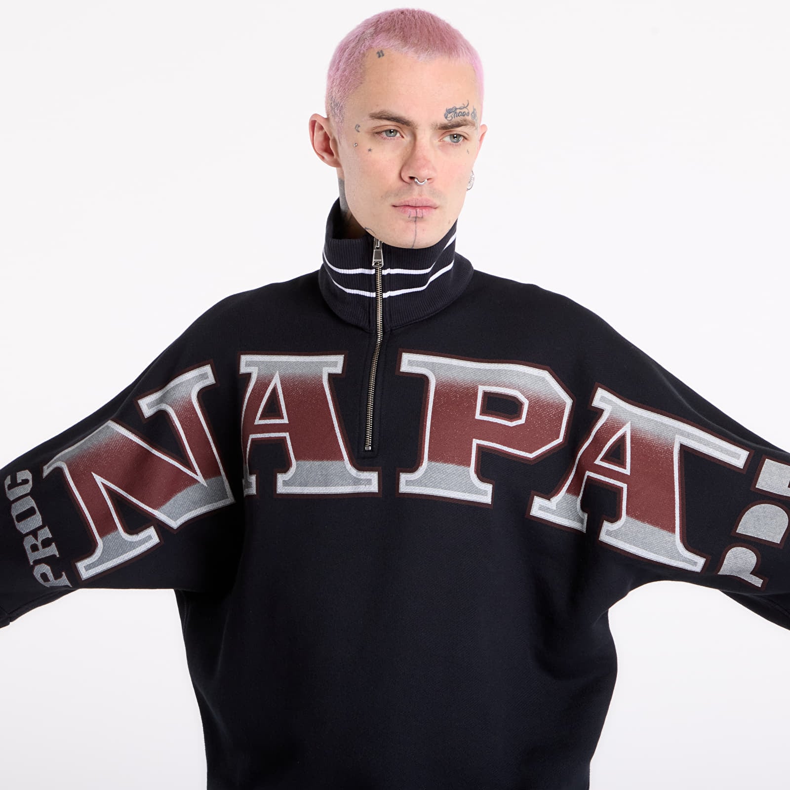 Men's sweatshirts Napapijri x PDF French Terry Sweatshirt Black