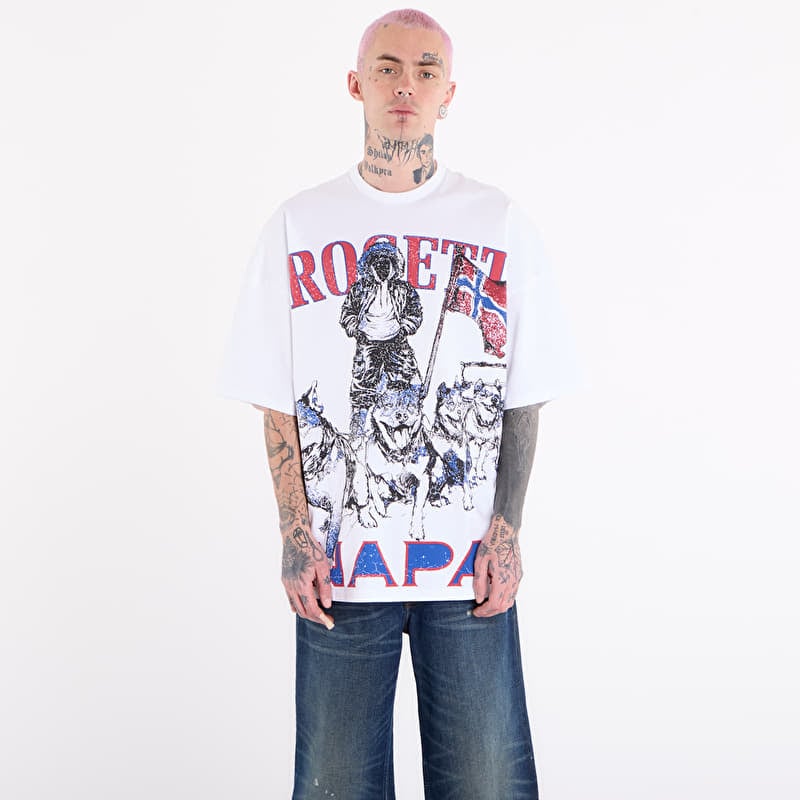 Tričko Napapijri x PDF Short-Sleeved T-Shirt White