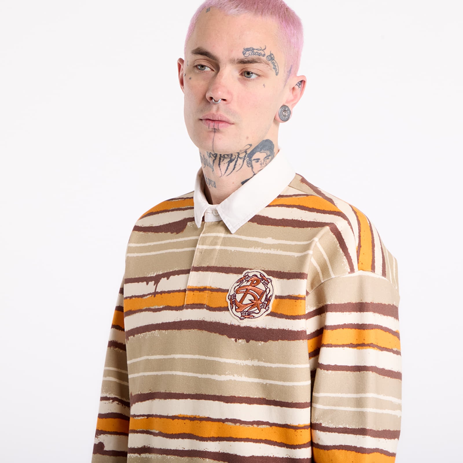 Tricouri bărbați Napapijri Long-Sleeved Polo Shirt PDF Multicolour SNO