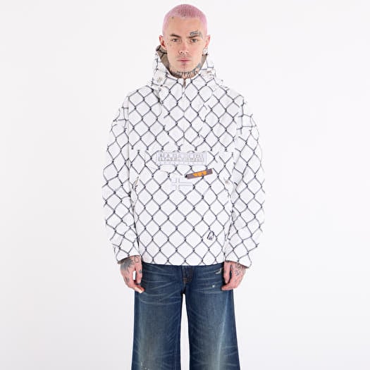 Bunda Napapijri Anorak Jacket Rainforest Next PDF White