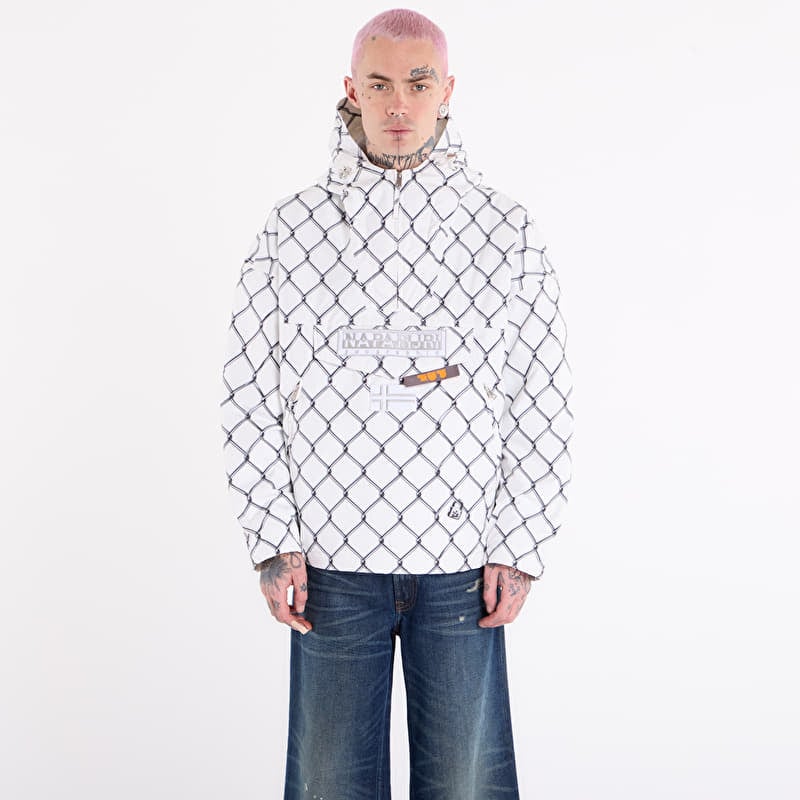 Jas Napapijri x PDF Anorak Jacket Rainforest Next White