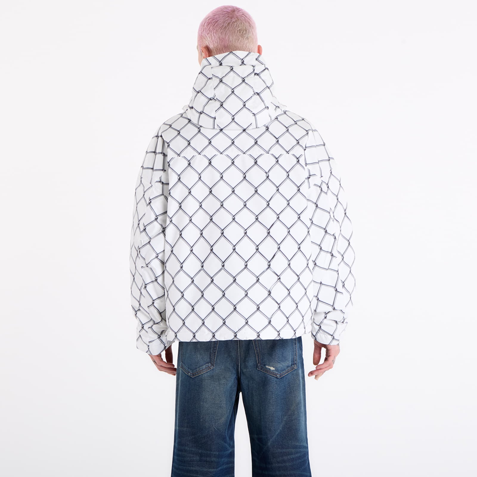 Pánske bundy Napapijri Anorak Jacket Rainforest Next PDF White