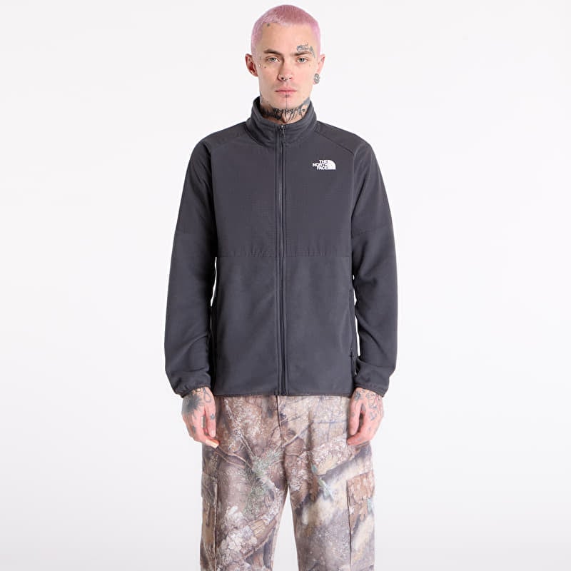 Bunda The North Face Glacier Heavyweight Full Zip Jacket Asphalt Grey/ Asphalt Grey/ TNF Black