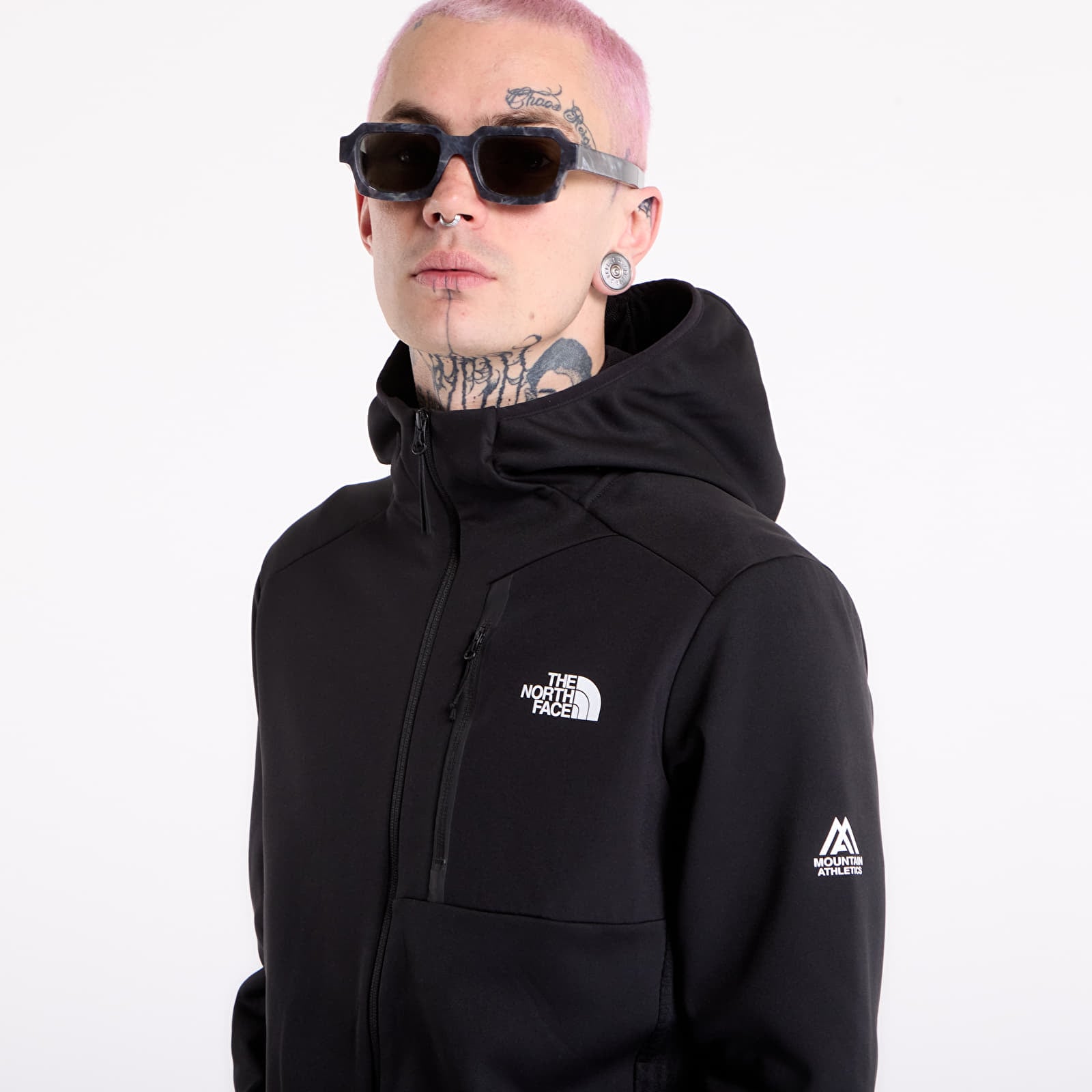 Men's jackets The North Face Mountain Athletics Fleece Full Zip Jacket TNF Black