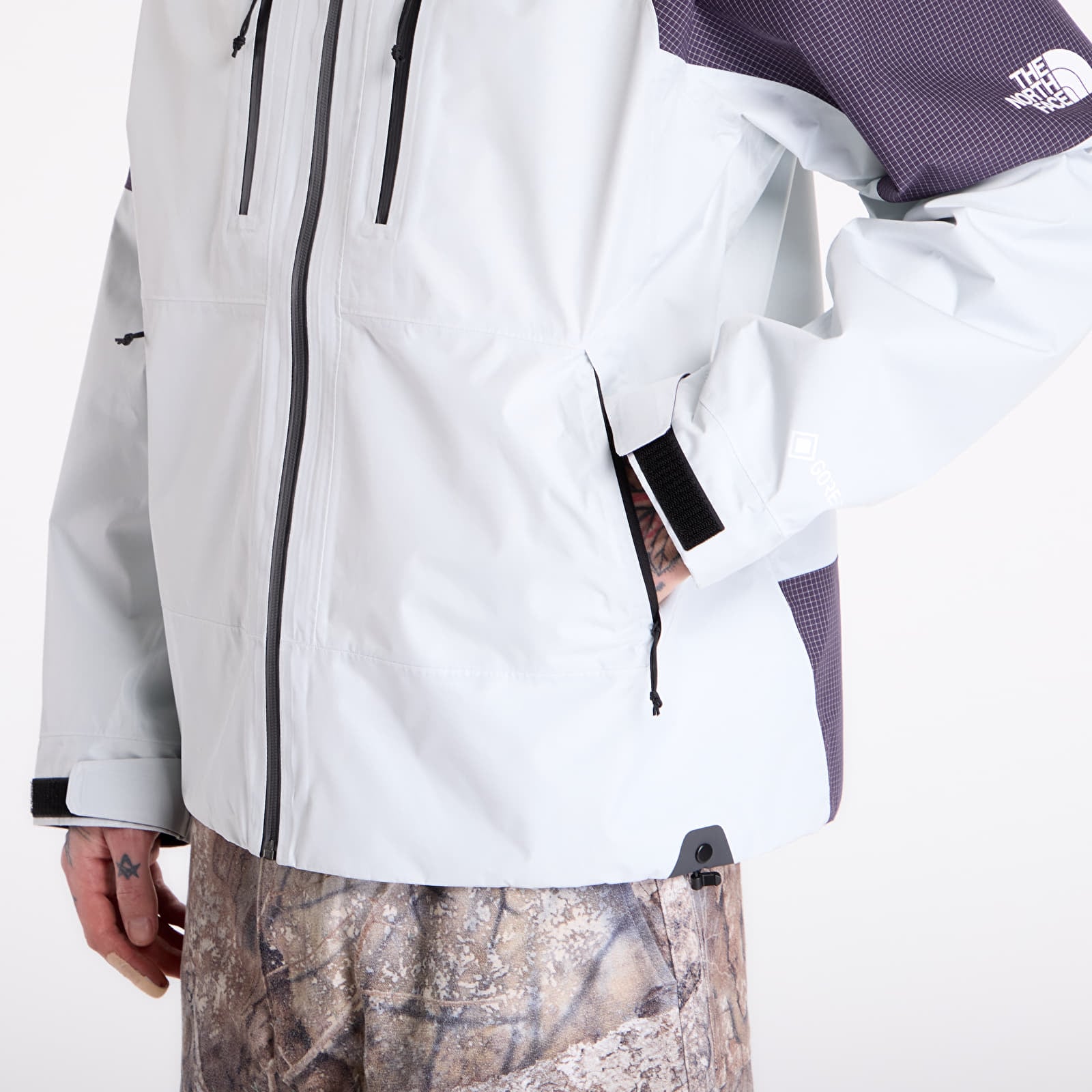 Pánske bundy The North Face Hke Devils Thumb Gtx Jacket Pearl Stone/ Endless Dusk