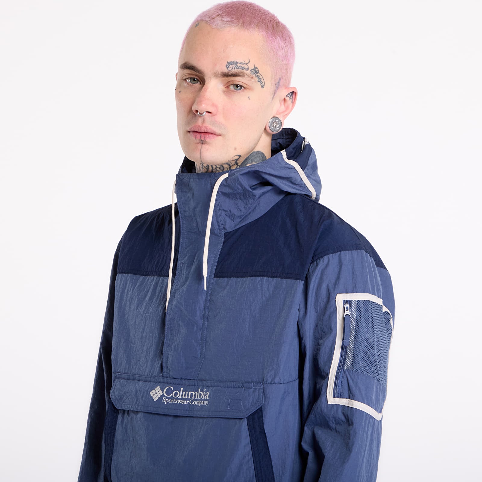 Men's windbreakers Columbia Challenger™ Windbreaker Anorak Dark Mountain/ Collegiate Navy