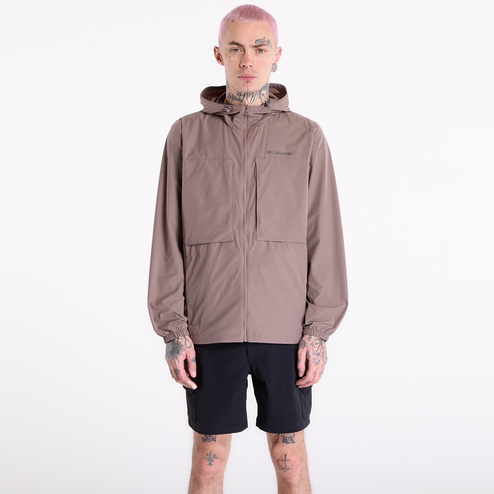 Herren-Windjacken Columbia Street Heights™ Hooded Windbreaker Iron