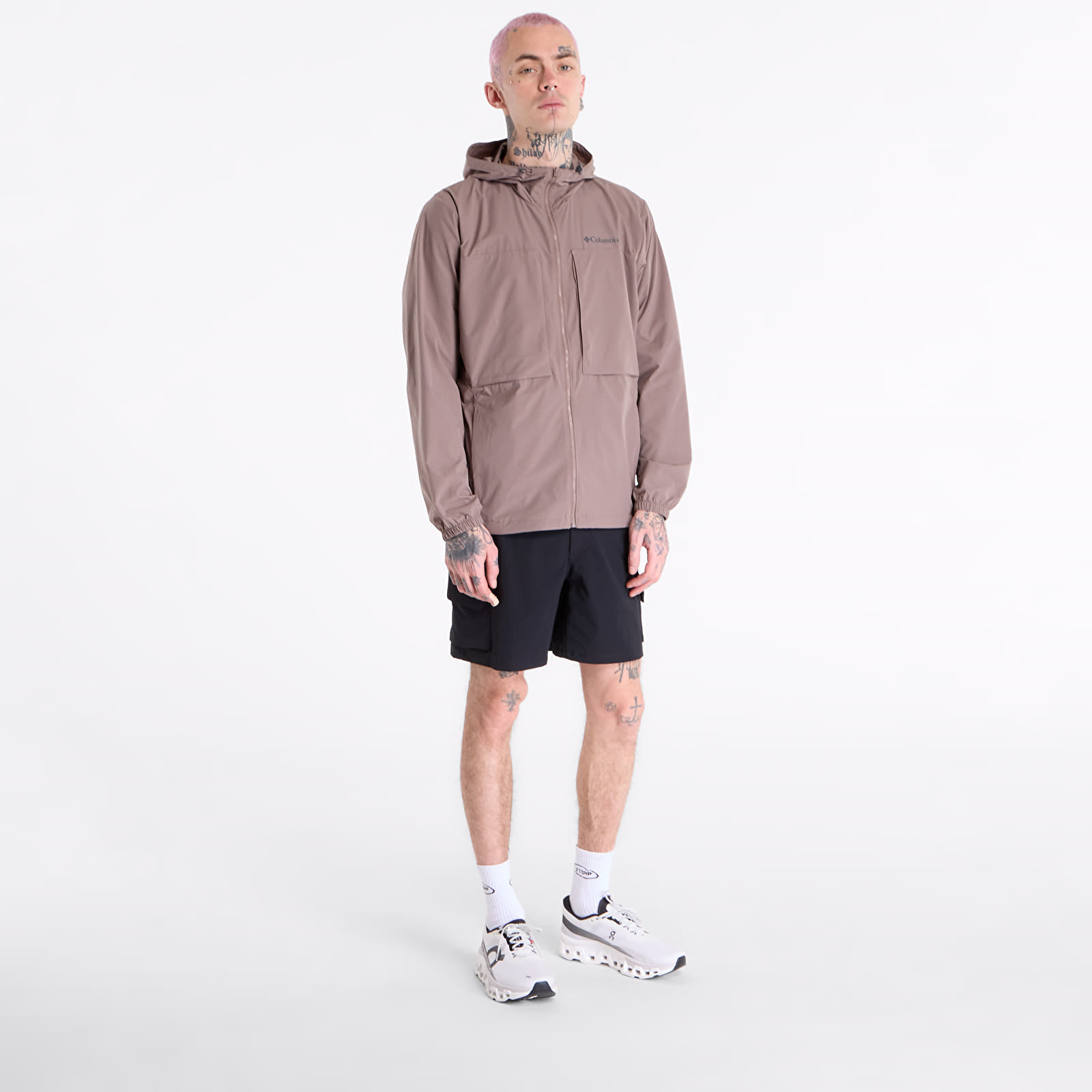 Herren-Windjacken Columbia Street Heights™ Hooded Windbreaker Iron