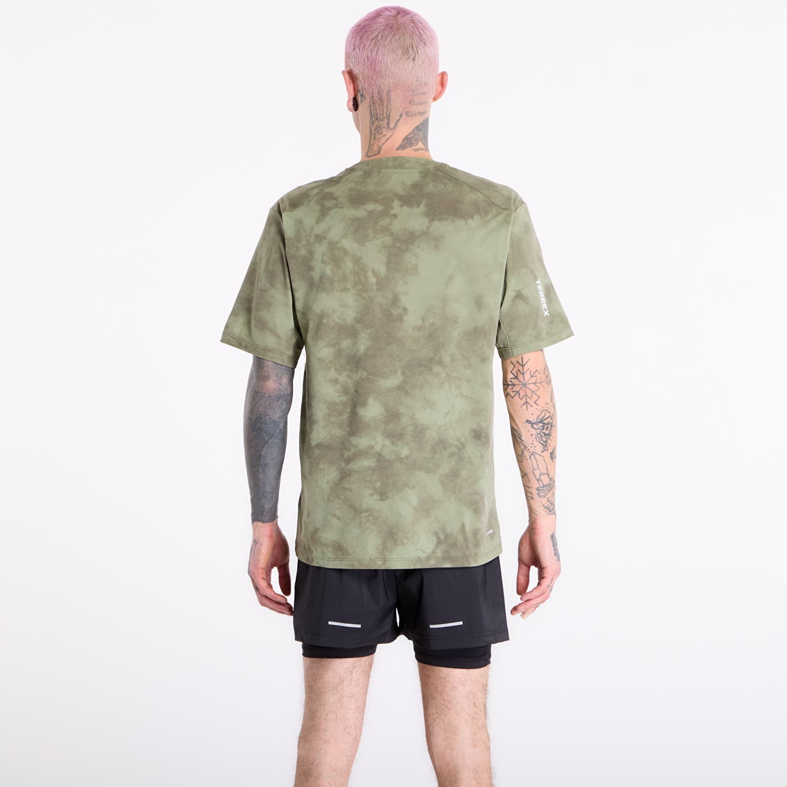 Pánske tričká adidas Mt Tee Sd Tengrn/ Olive Strata