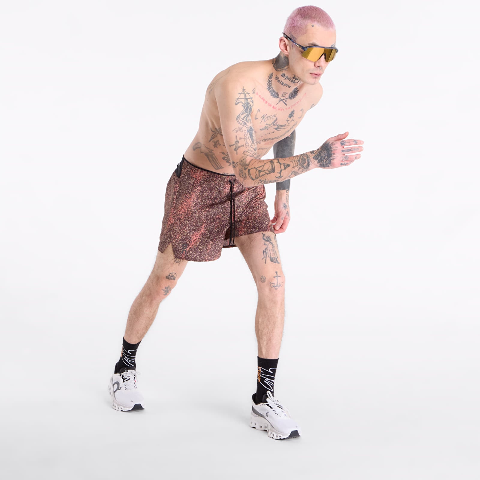 Vyriški šortai On Trail Shorts Black/ Gobi