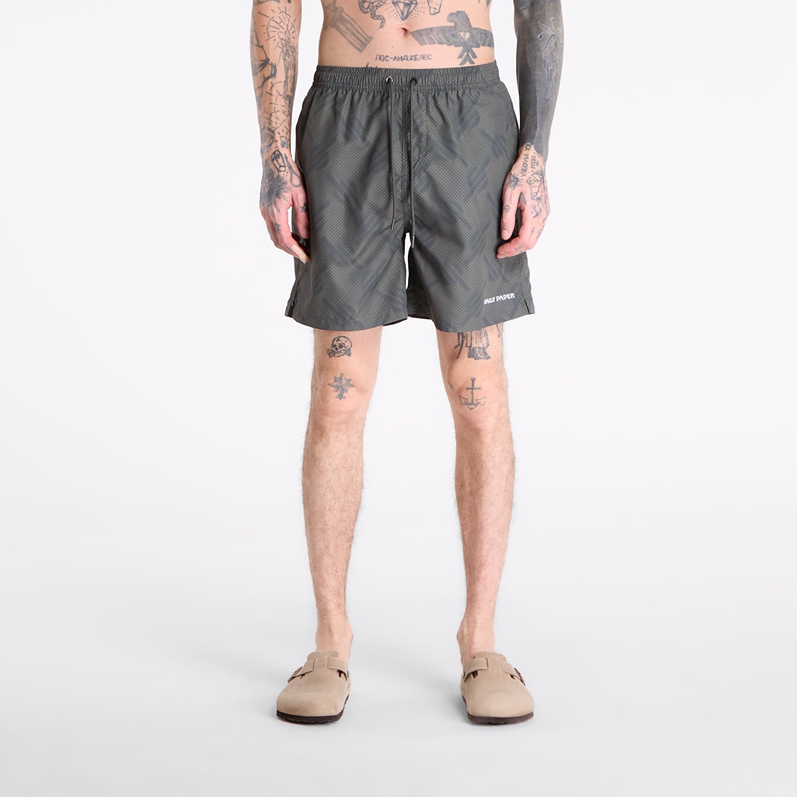 Men's swimwear Daily Paper Dotted Monogram Swimshorts Kalamata