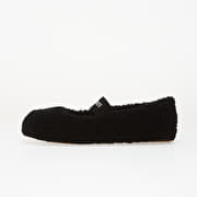 Moon Boot Shearling Ballerina Black