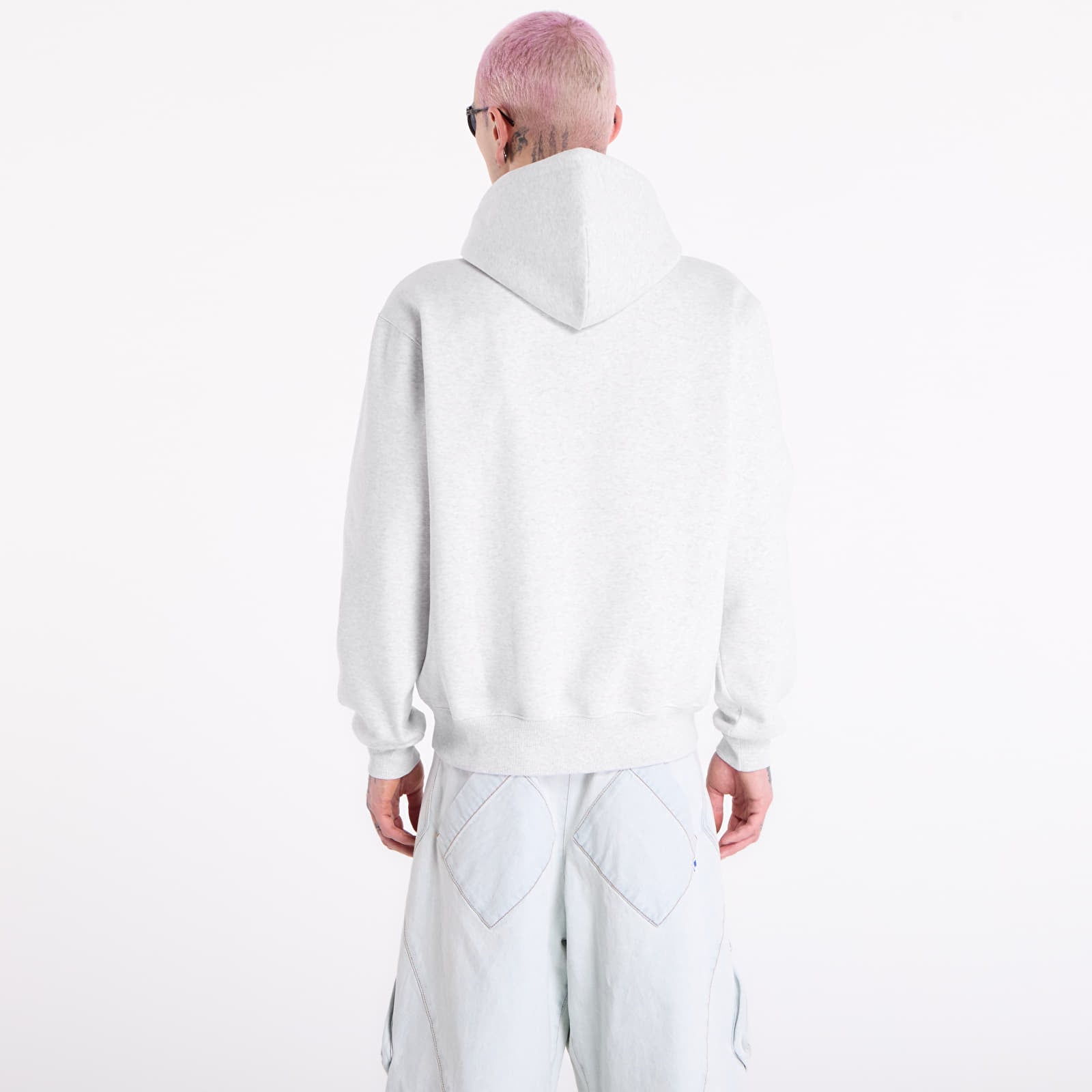 Muške dukserice Carhartt WIP Hooded Carhartt Sweat UNISEX Ash Heather/ Cozy Purple