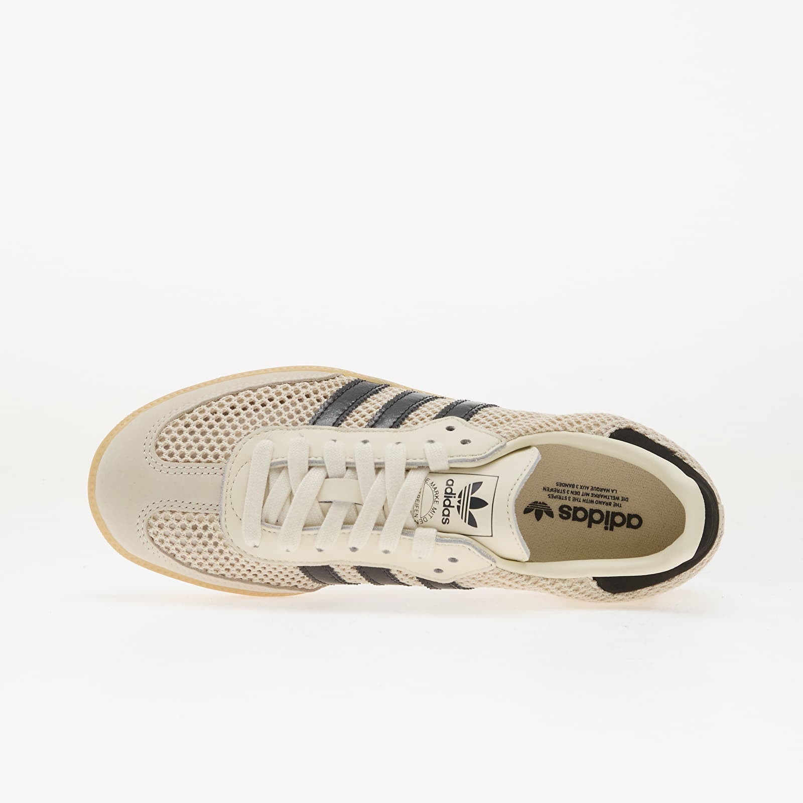 Naisten lenkkarit ja kengät adidas Samba Og W Off White/ Carbon/ Gold Metallic