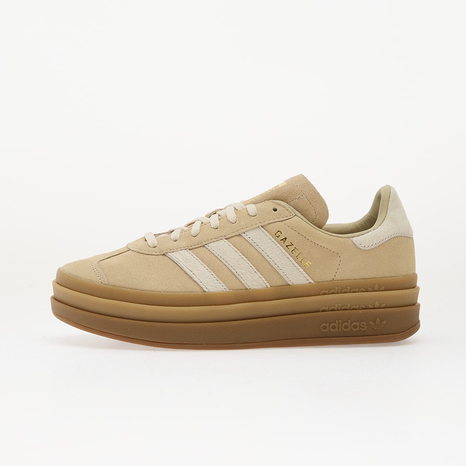 Scarpe donna adidas Gazelle Bold W Stokha/ Crew White/ Gold Metallic