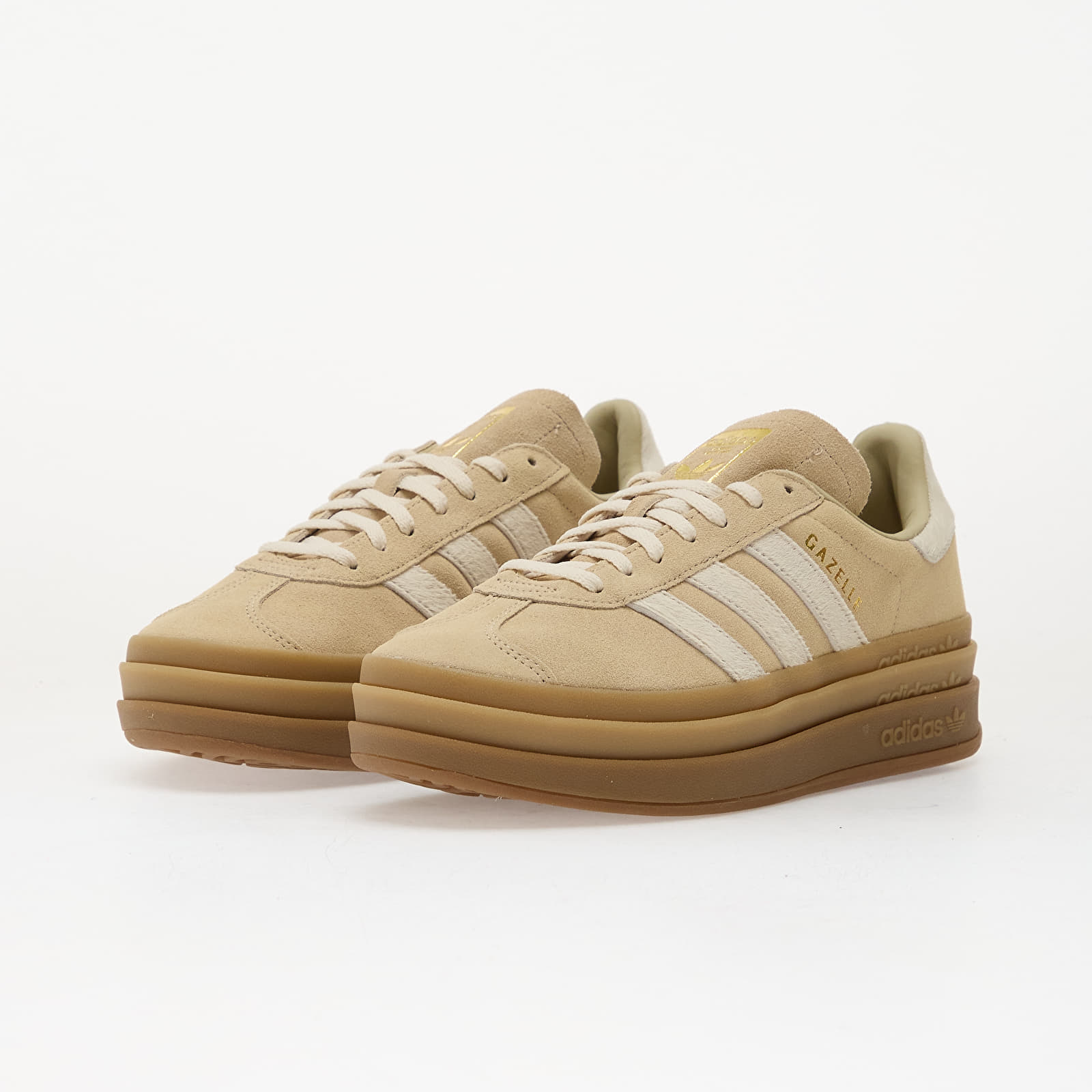 Scarpe donna adidas Gazelle Bold W Stokha/ Crew White/ Gold Metallic