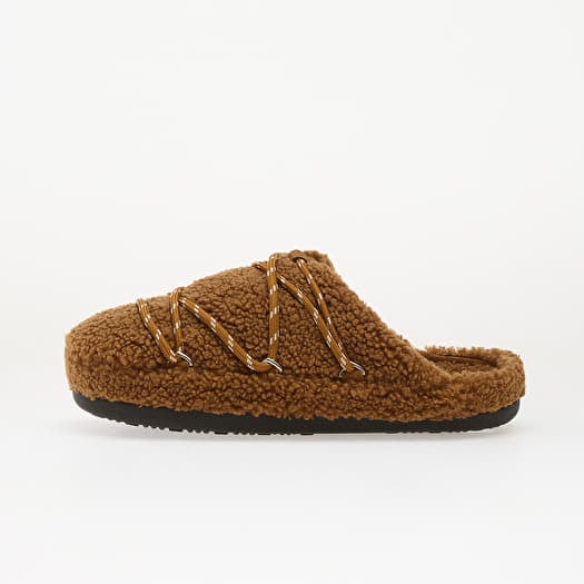 Moon Boot Teddy Slipper Cognac
