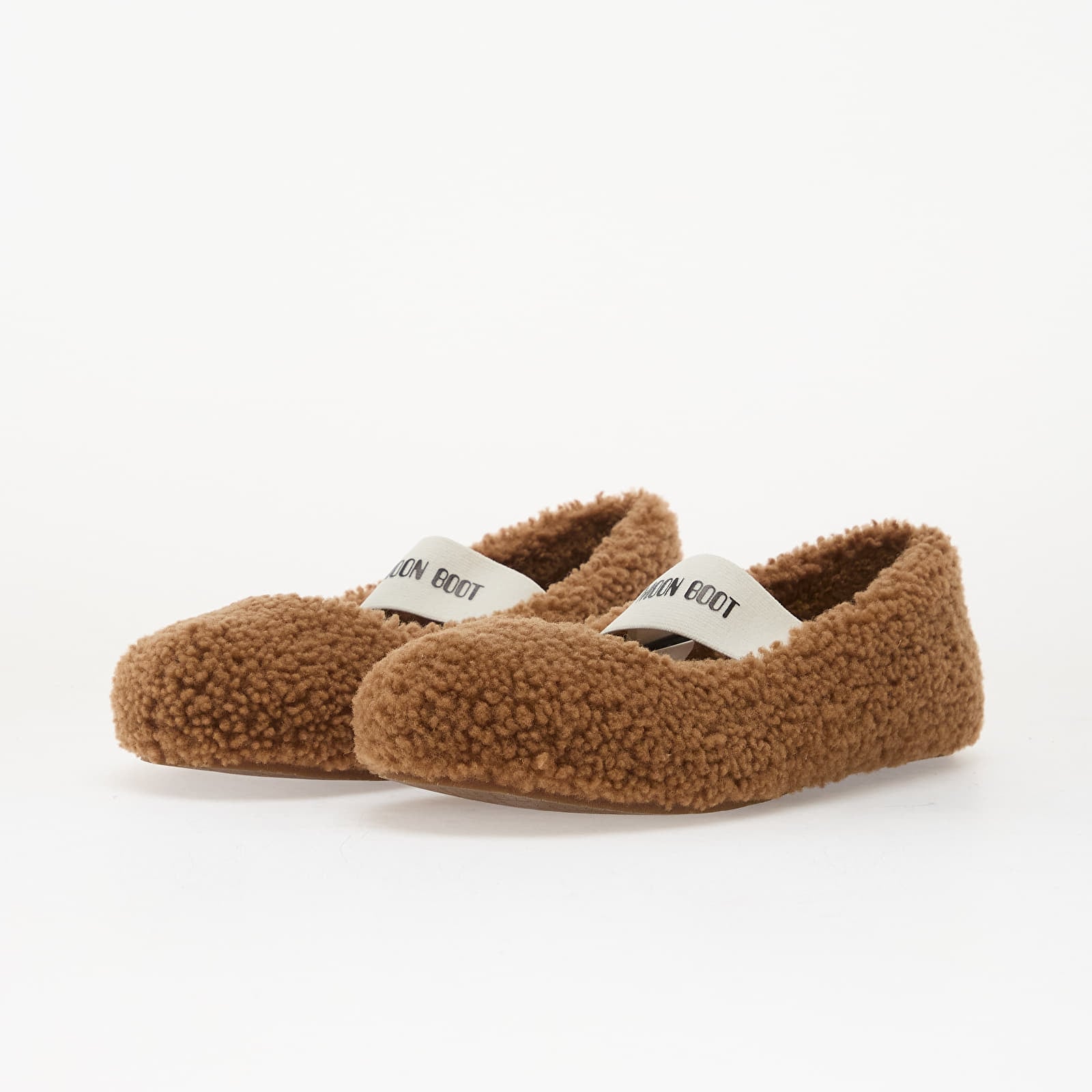 Sneakers og sko til kvinder Moon Boot Shearling Ballerina Cognac