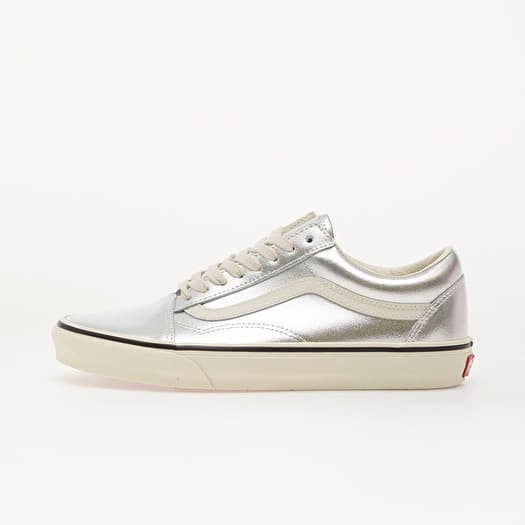 Vans Old Skool Leather Metallic Silver