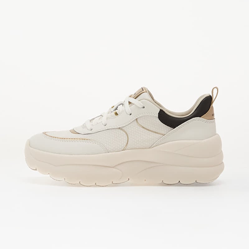 Geox D Xtors White/ Lt Gold