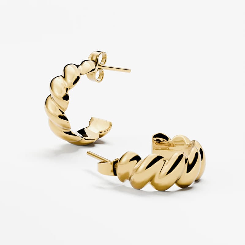 FURIOSA® Croissant Earrings Gold