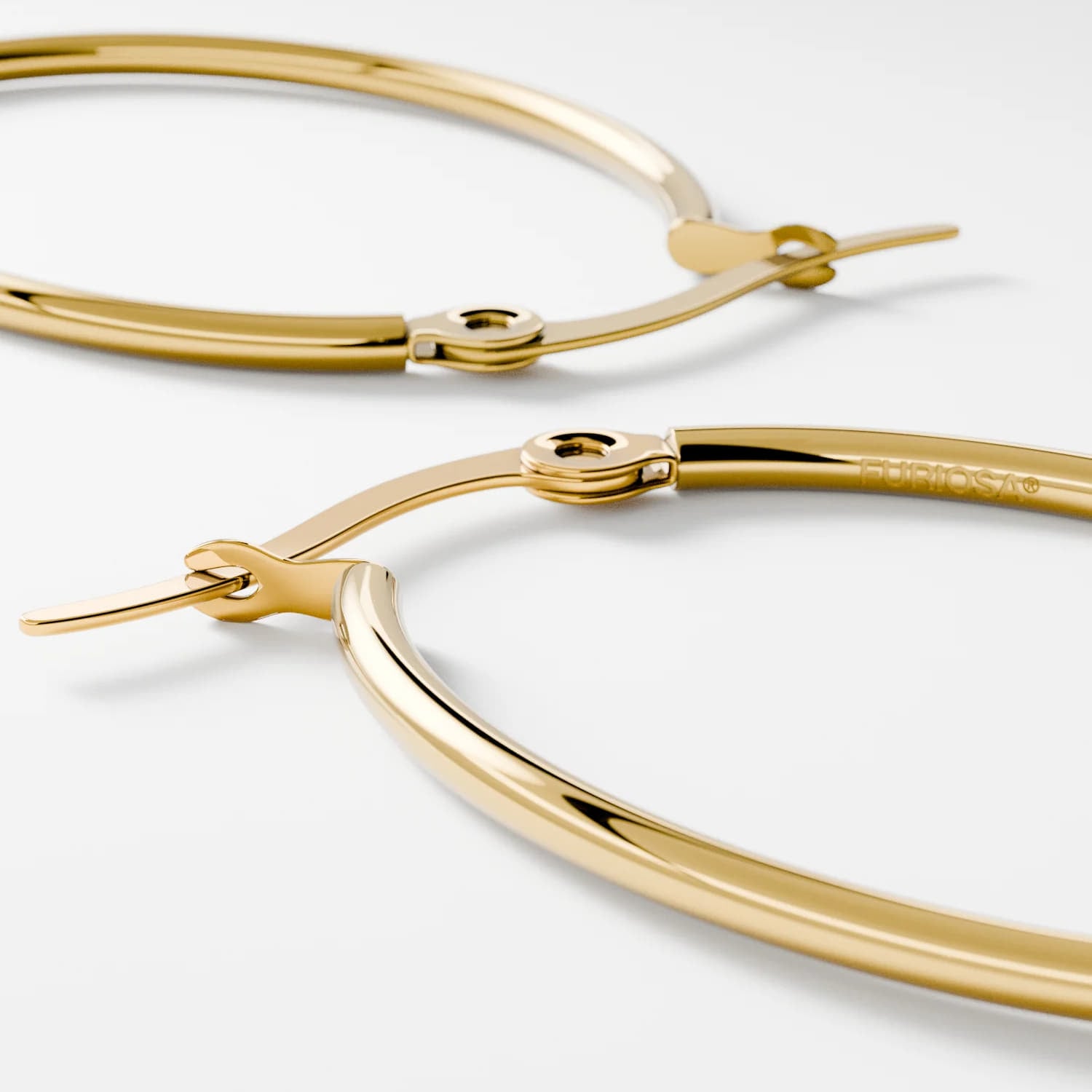 Korvakorut FURIOSA® Loop Hoop Earrings Gold