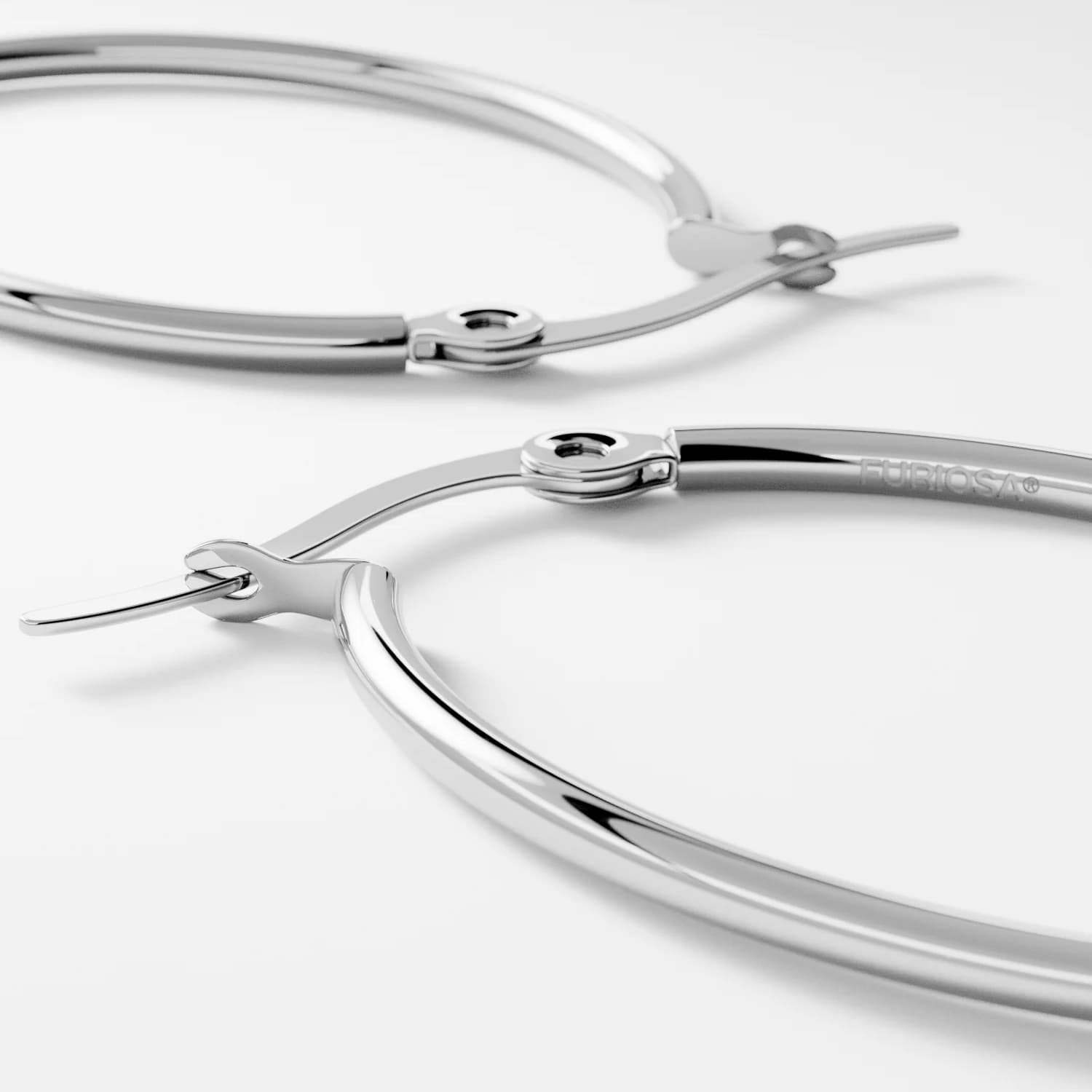 Orecchini FURIOSA® Loop Hoop Earrings Silver