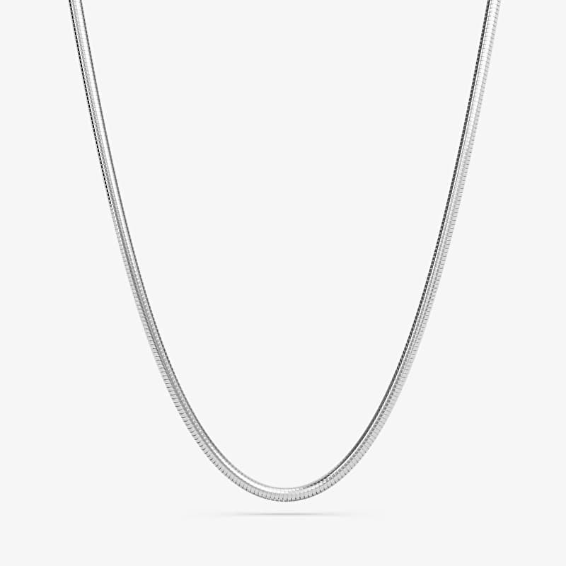 FURIOSA® Round Snake Choker - 38+5 cm Silver