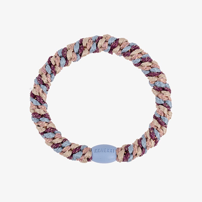 KKNEKKI Hair Tie Mix Light Blue/ Grape Glitter