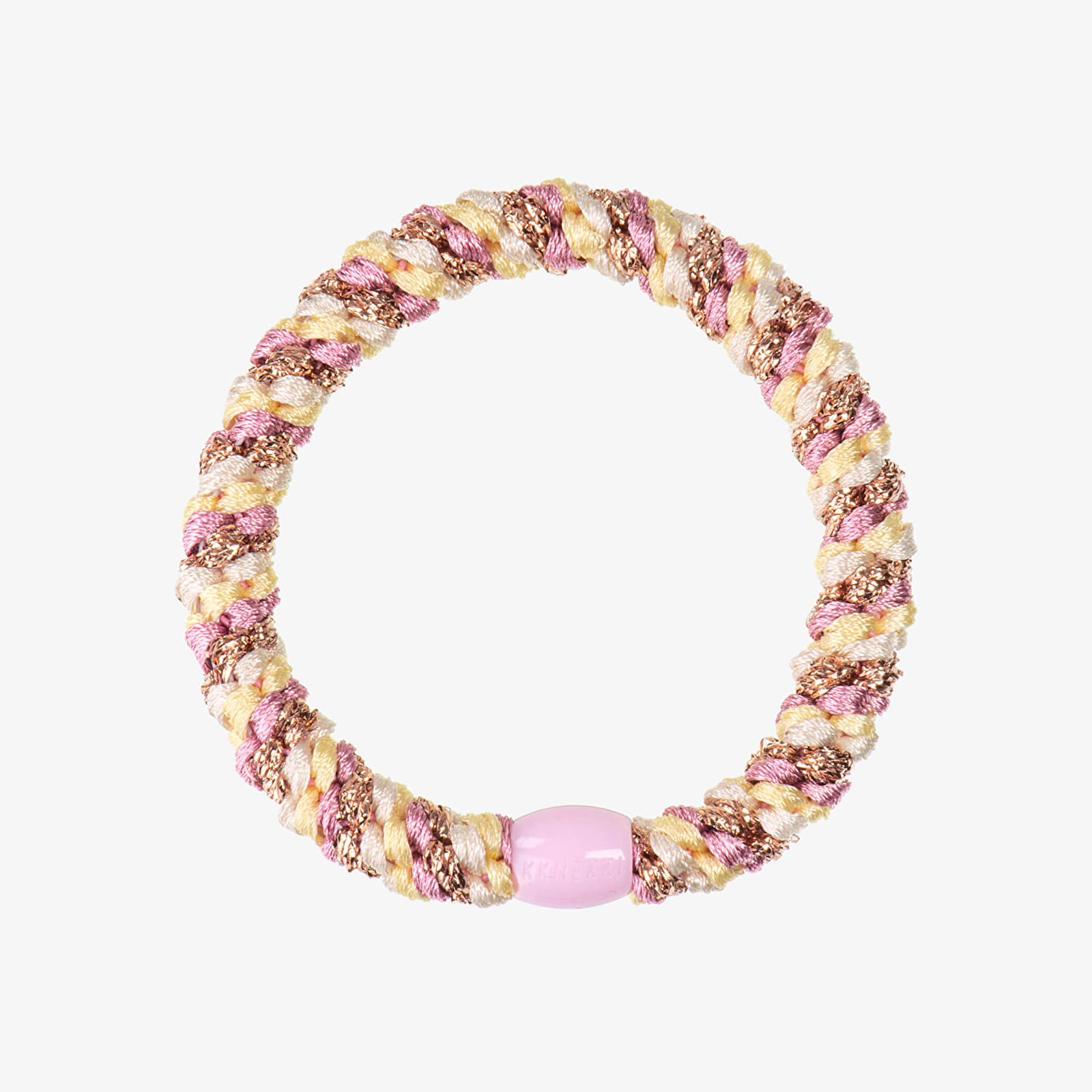 Autres accessoires KKNEKKI Hair Tie Mix Old Pink/ Yellow Glitter