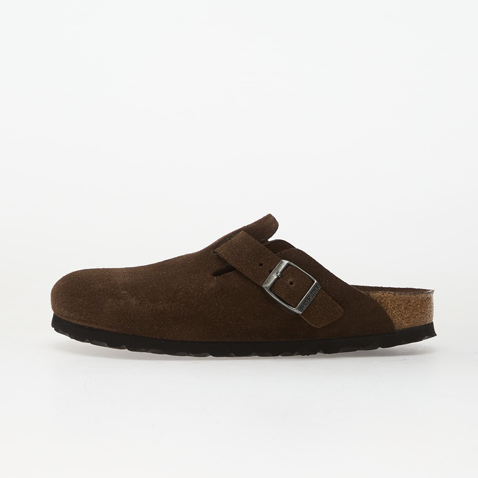 Scarpe uomo Birkenstock Boston Suede Leather Unisex Carafe Tonal FB