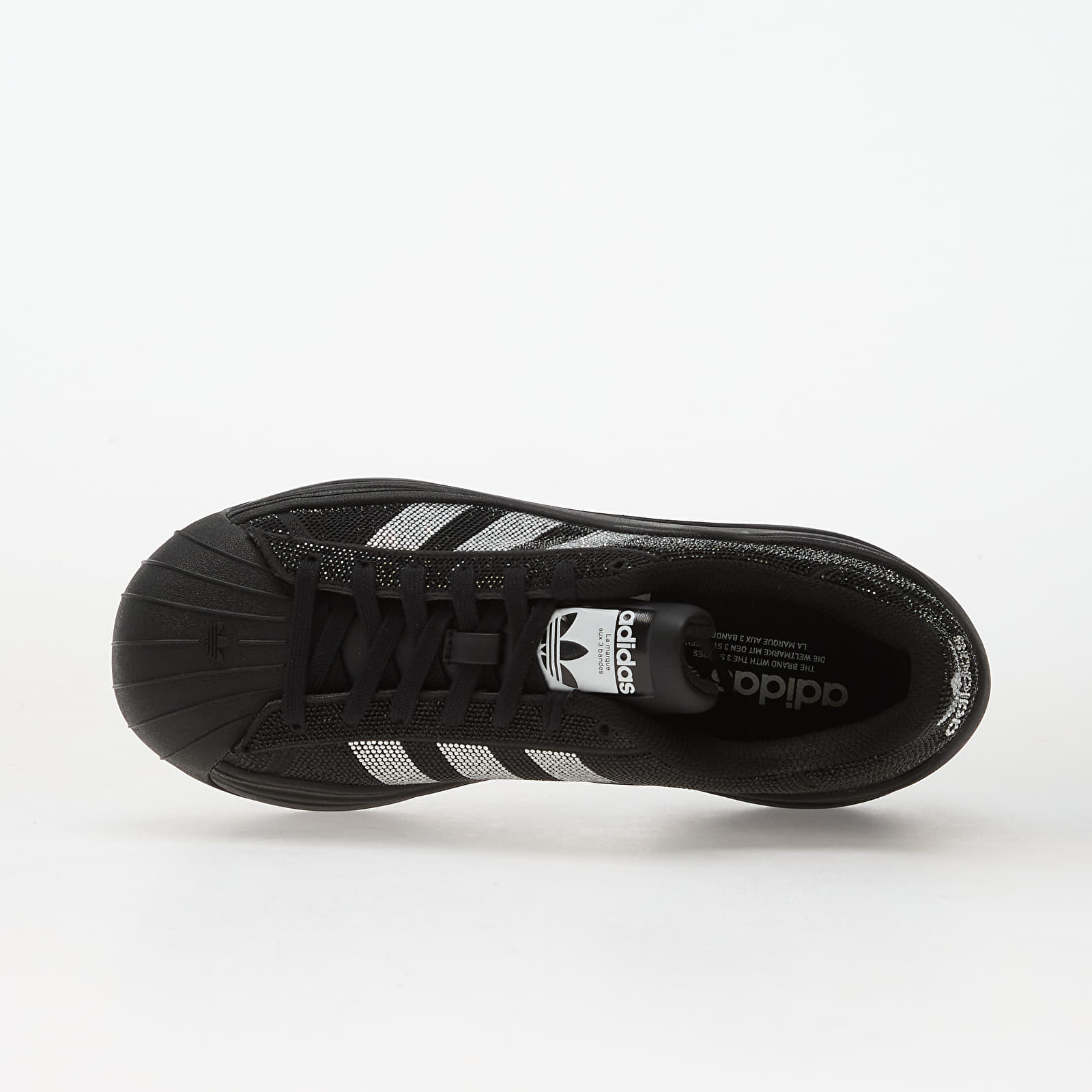 Sneakers och skor för kvinnor adidas Superstar Bold Core Black/ Silver Metallic/ Ftw White