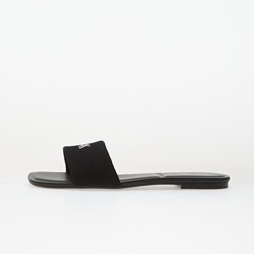 Calvin Klein Square Flat Sandal Can Black
