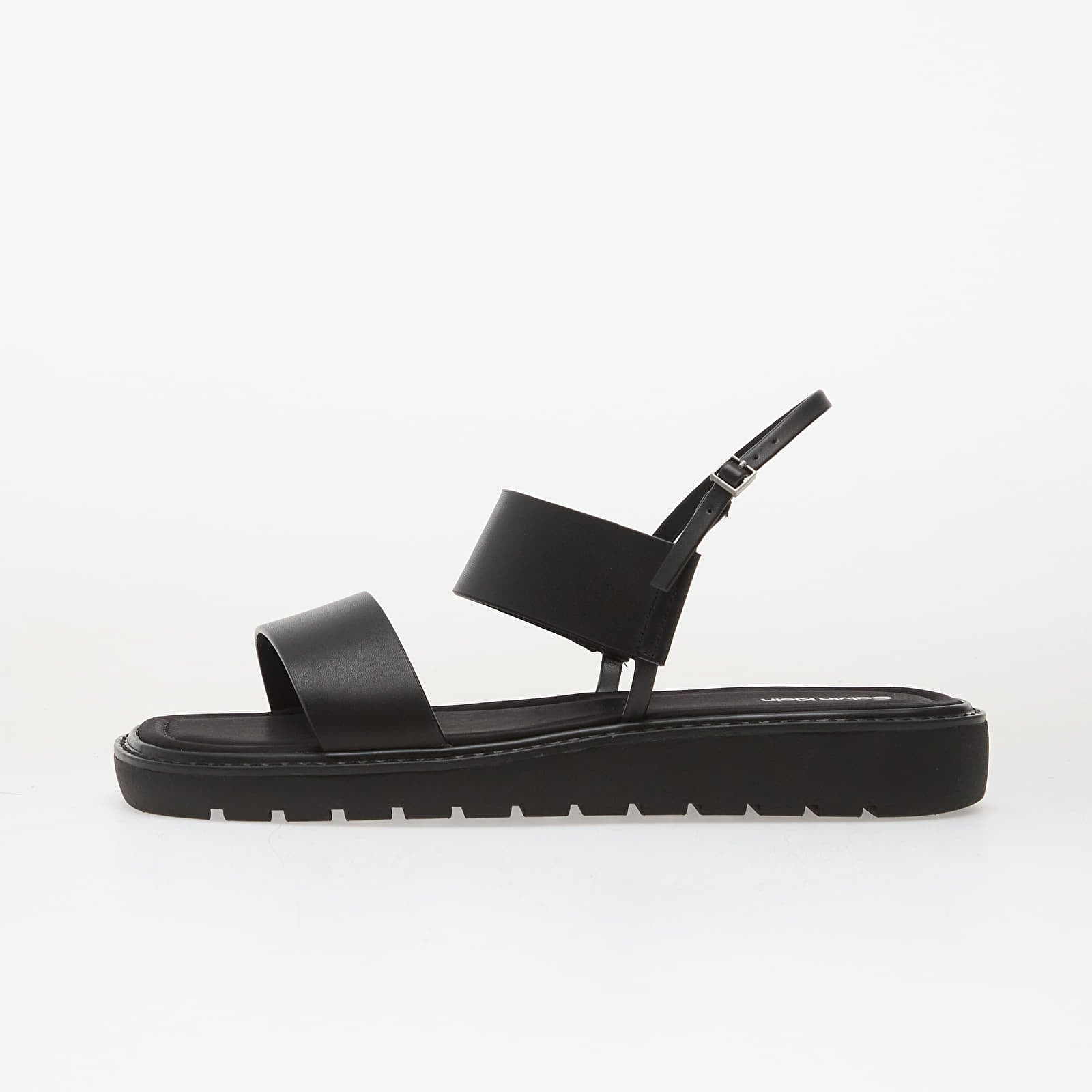 Women´s sandals Calvin Klein Square Toe Molded Sandal Slide Black