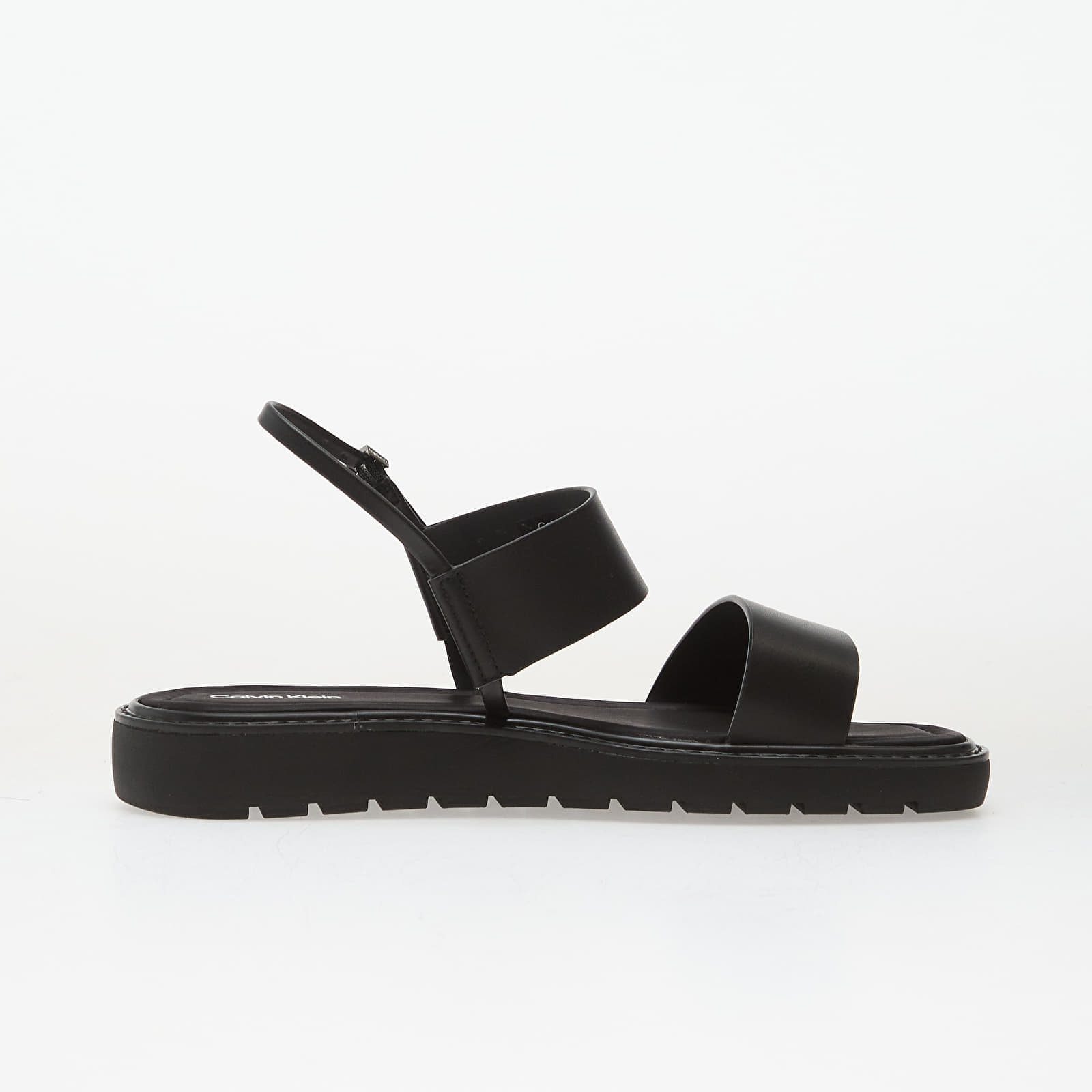 Calvin Klein Square Toe Molded Sandal Slide Black 39