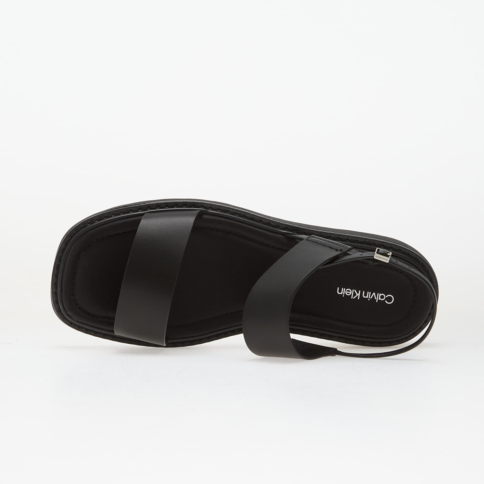 Calvin Klein Square Toe Molded Sandal Slide Black 39