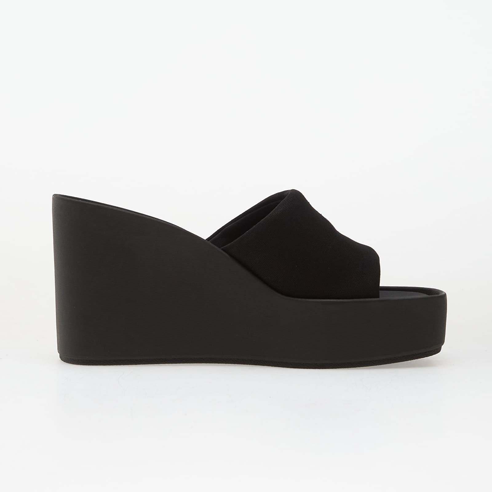 Dámské pantofle Calvin Klein Wedge 70 Sandal Canv Black
