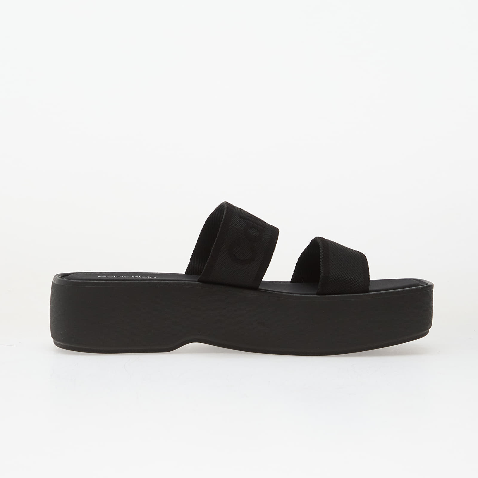Calvin Klein Flatform Sandal Webbin Black 38