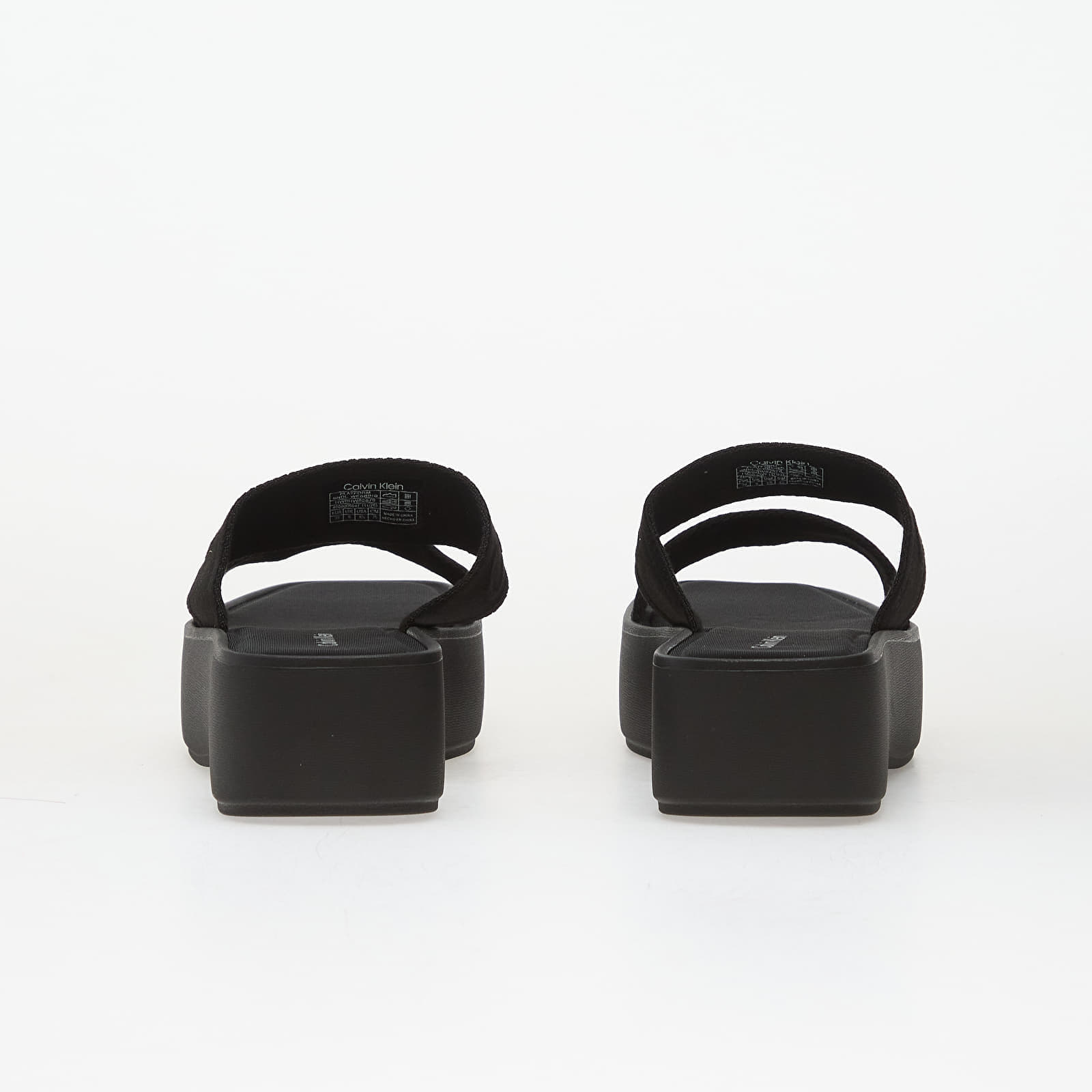 Calvin Klein Flatform Sandal Webbin Black 38