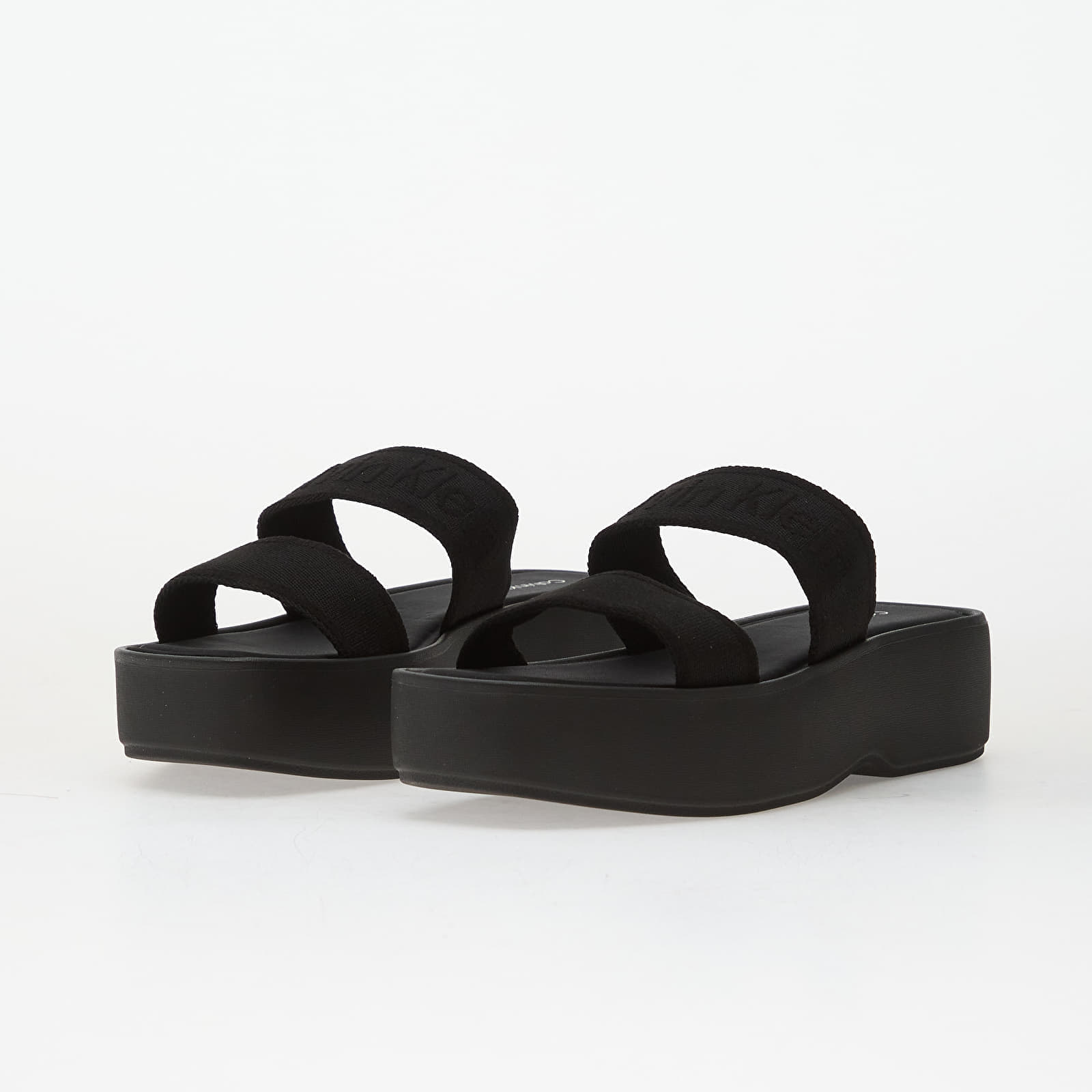 Calvin Klein Flatform Sandal Webbin Black 38
